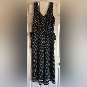 NWT Max Studio Black and White Patterned Jumpsuit-Size Small